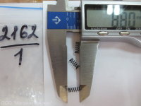 Пружина сжатия 0,36х3,3х8,8х5/7 Сталь 70 Хим.Окс.Прм. Без шлифовки торцов