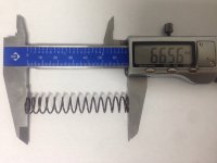Пружина сжатия 1х11,5х66,5х14/15,5 Сталь 70 Без покрытия С шлифовкой торцов