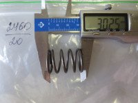 Пружина сжатия 2,01х22х30х4/6 Нержавейка Без покрытия С шлифовкой торцов
