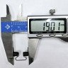 Пружина кручения 0,6х5,2х19х10/10 Сталь 70 Без покрытия двойная усы 10/10