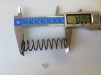 Пружина сжатия 1,8х18х70х8/10 Сталь 70 Без покрытия С шлифовкой торцов