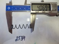 Пружина сжатия 1х10х40х5/7 Сталь 70 Хим.Окс.Прм. С шлифовкой торцов
