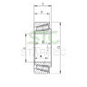 Подшипник Роликовый радиально-упорный однорядный HM813841/HM813810 STC