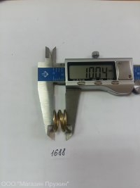 Пружина сжатия 2х18,5х10х1/3 Сталь 70 Цинк С шлифовкой торцов
