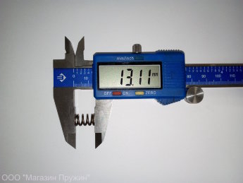 Пружина сжатия 1,2х8х13х3,5/5,5 Сталь 70 Без покрытия С шлифовкой торцов