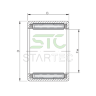 Подшипник  FC10 NSK