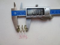 Пружина сжатия 1,2х18х20х3/5 Сталь 70 Цинк С шлифовкой торцов