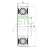 Подшипник Шариковый радиальный однорядный 6311-2RS STC