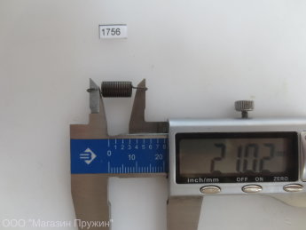 Пружина растяжения 0,5х6х10/21х18/20 Сталь 70 Без покрытия