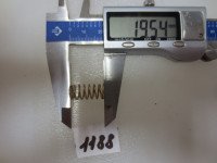 Пружина сжатия 1х9,3х19,5х6/8 Сталь 70 Цинк С шлифовкой торцов