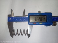 Пружина сжатия 2,01х15х37х4,5/6 Нержавейка Без покрытия С шлифовкой торцов