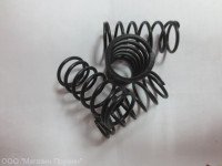 Пружина сжатия 1,2х16х38х5/7 Сталь 70 Хим.Окс.Прм. С шлифовкой торцов