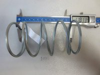 Пружина сжатия 4х69х118х4/6 Сталь 70 Цинк С шлифовкой торцов